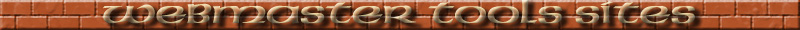 Tools for webmasters